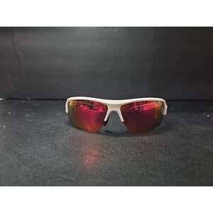 Tifosi | Sport Sunglasses - White Frames Blue Lenses Red Yellow reflective Just